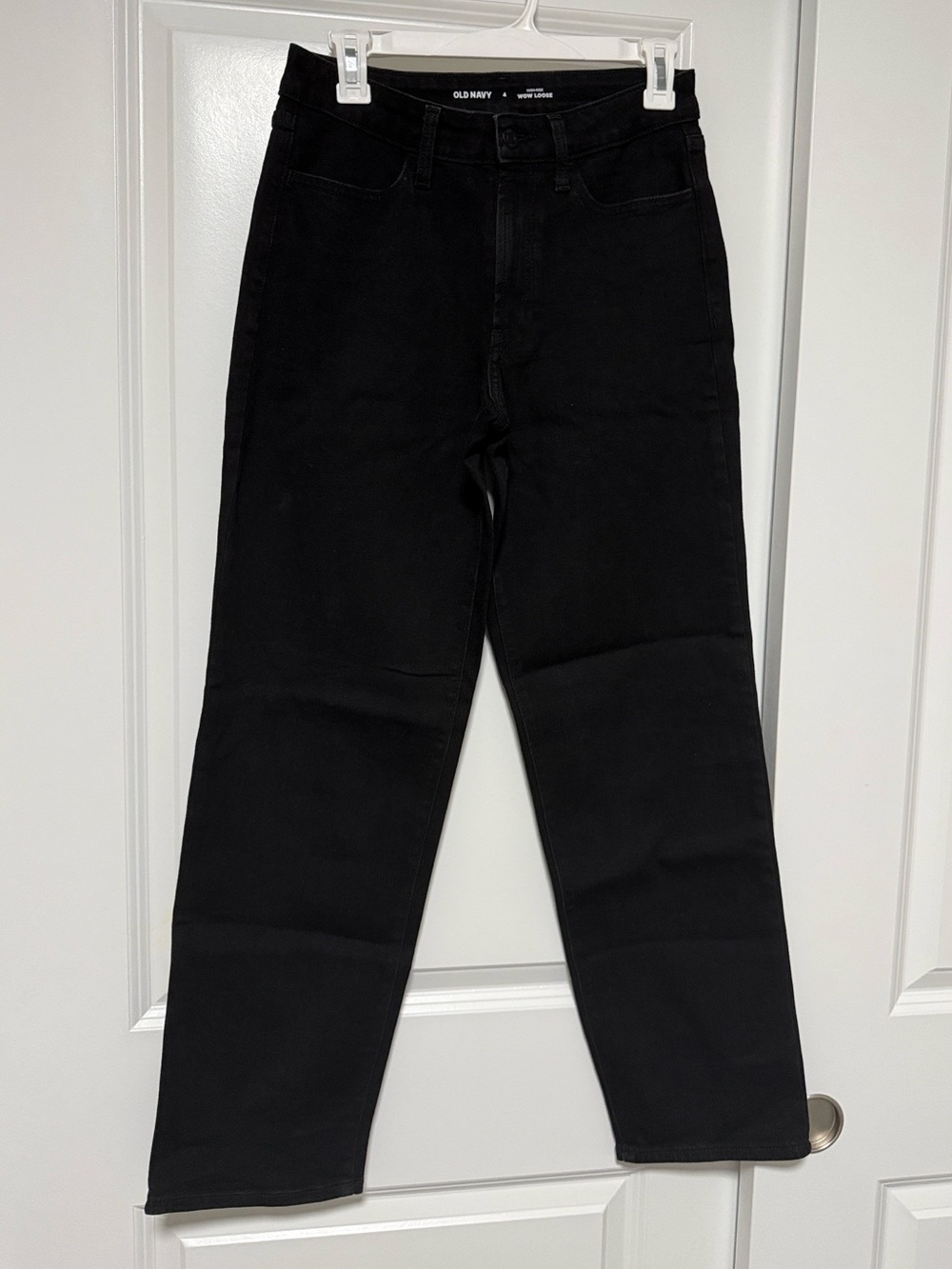 Old Navy Jeans Loose High
Rise Black Denim
